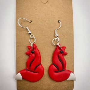 Red Fox Earrings